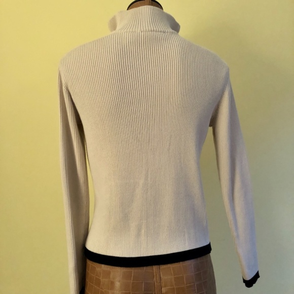 Relativity Front Zip Turtleneck Sweater - Picture 8 of 14
